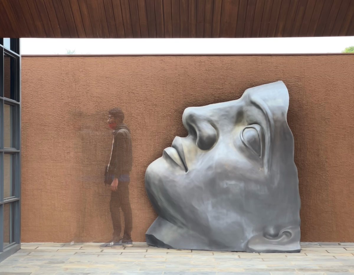 Monumental Face Sculpture
