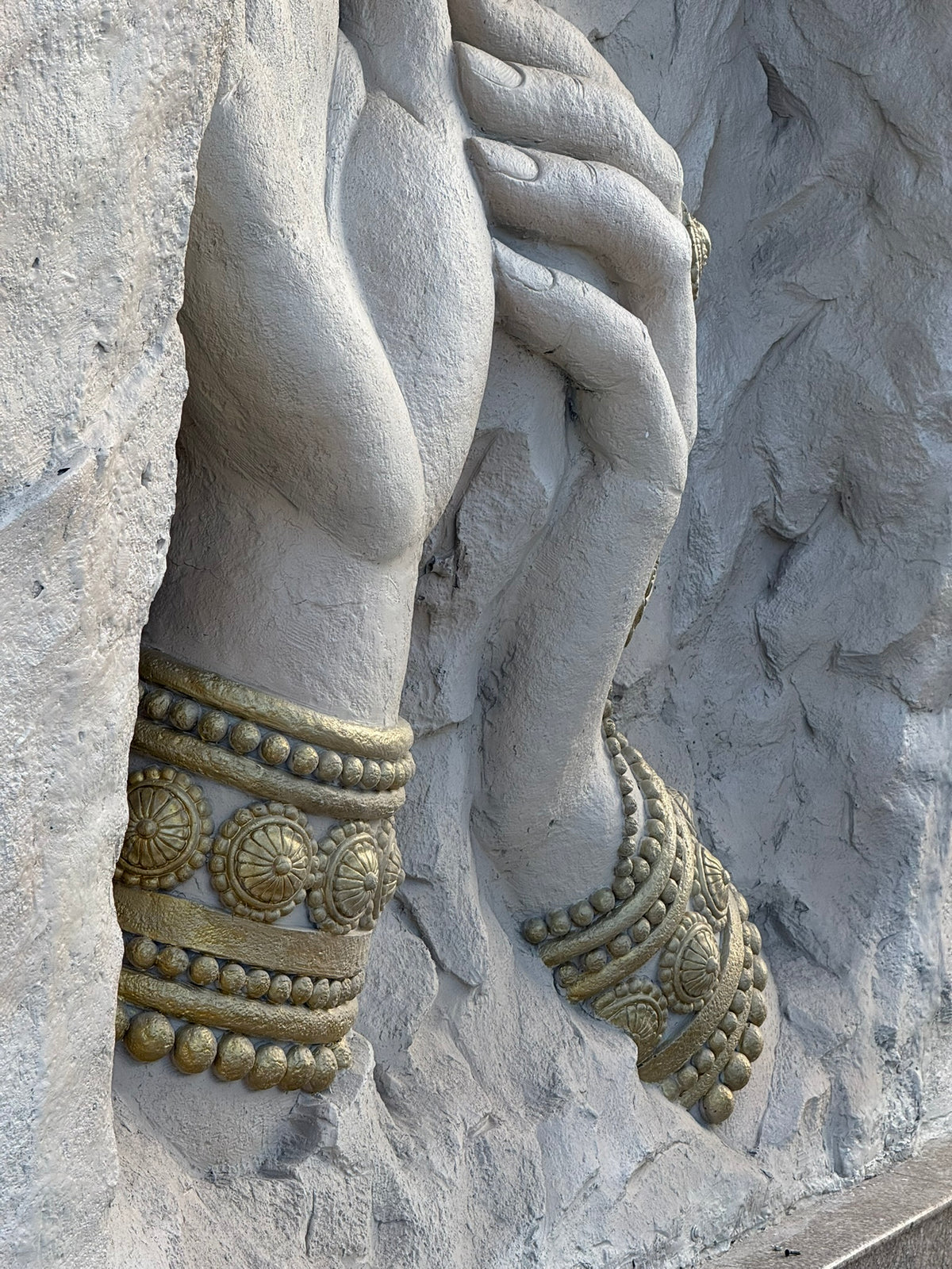 Carved Relief Facade Sculpture