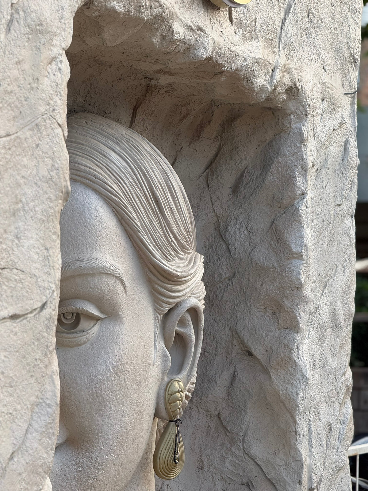 Carved Relief Facade Sculpture