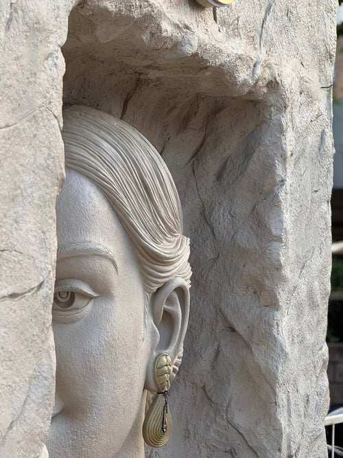 Carved Relief Facade Sculpture