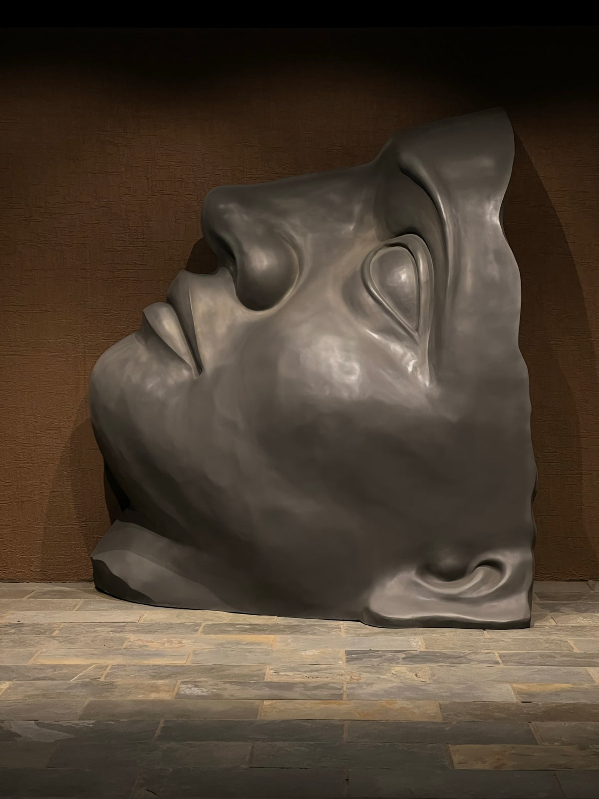 Monumental Face Sculpture