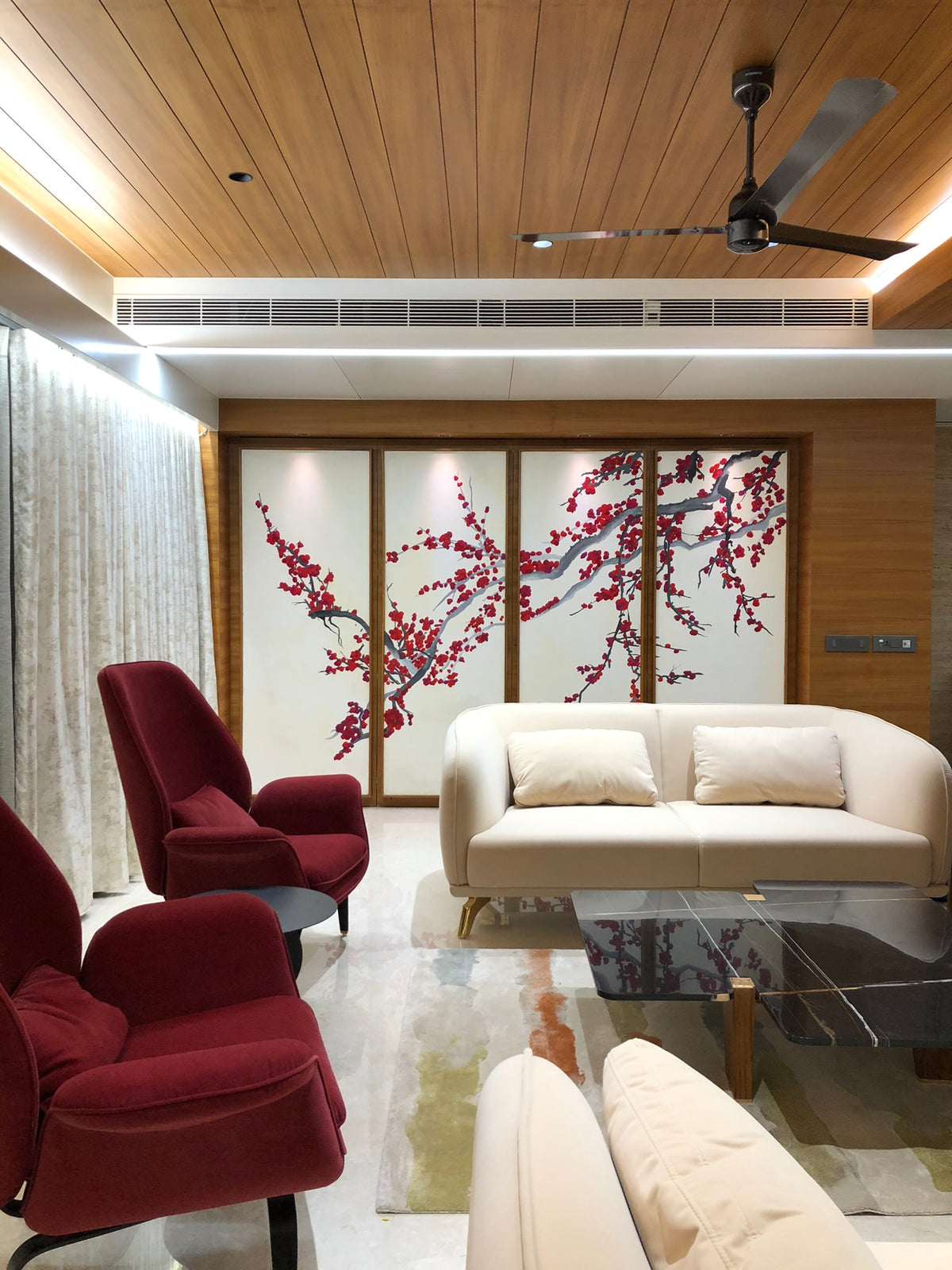 Cherry Blossom Shutter Panels