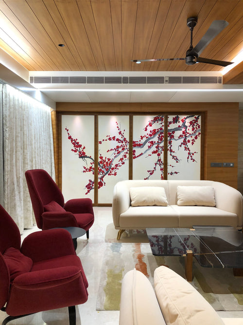 Cherry Blossom Shutter Panels