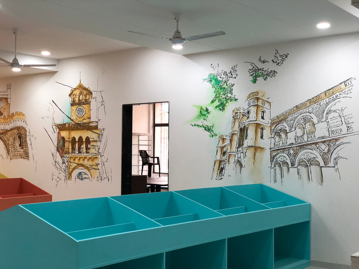 City Sketchbook Mural