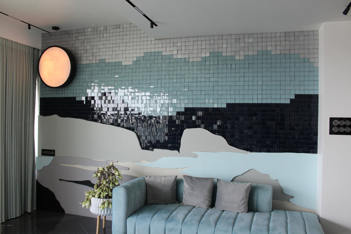 Kinetic Pixel Wall