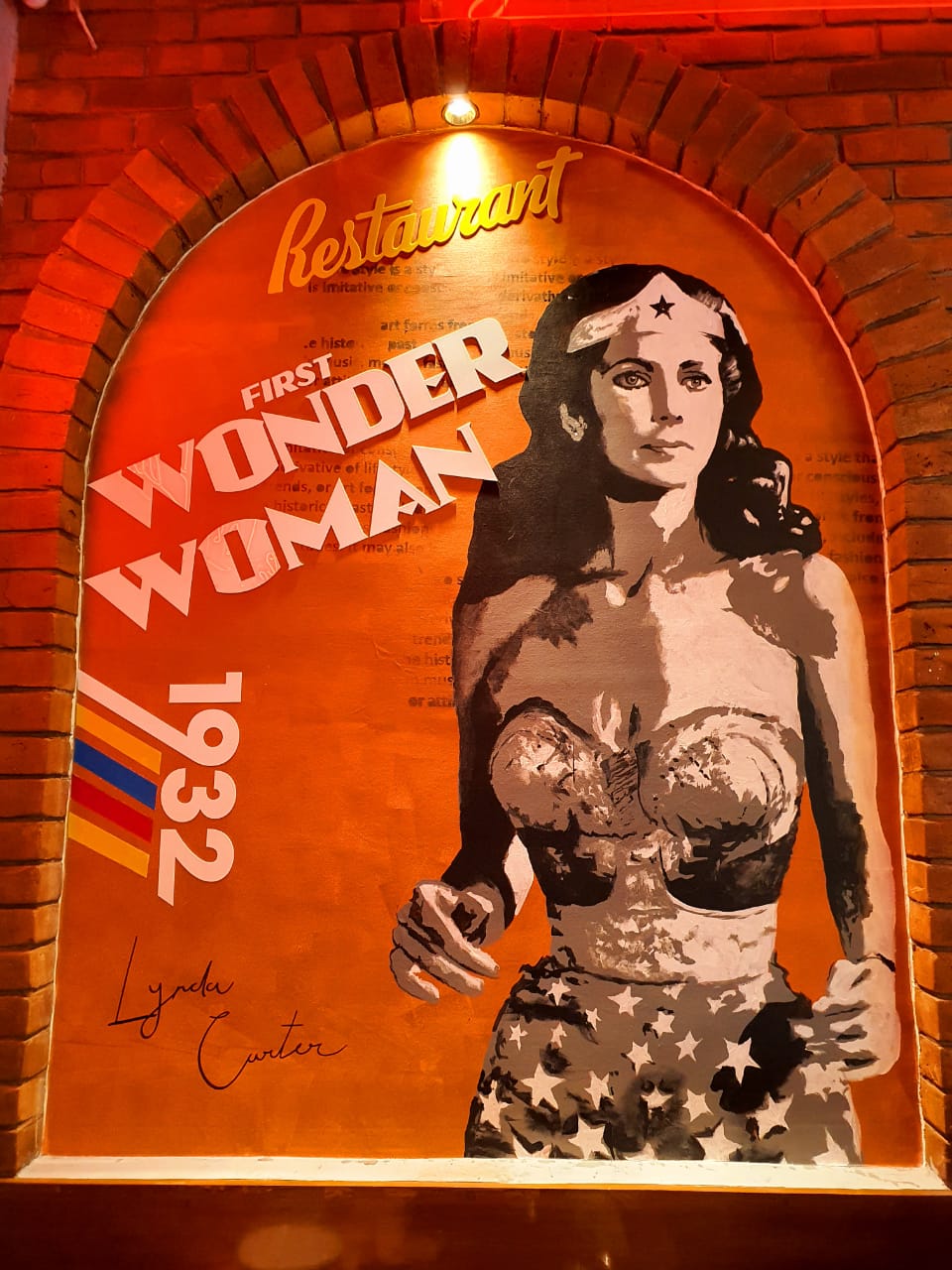 Retro Diner Mural Wall