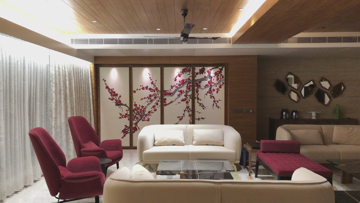 Cherry Blossom Shutter Panels