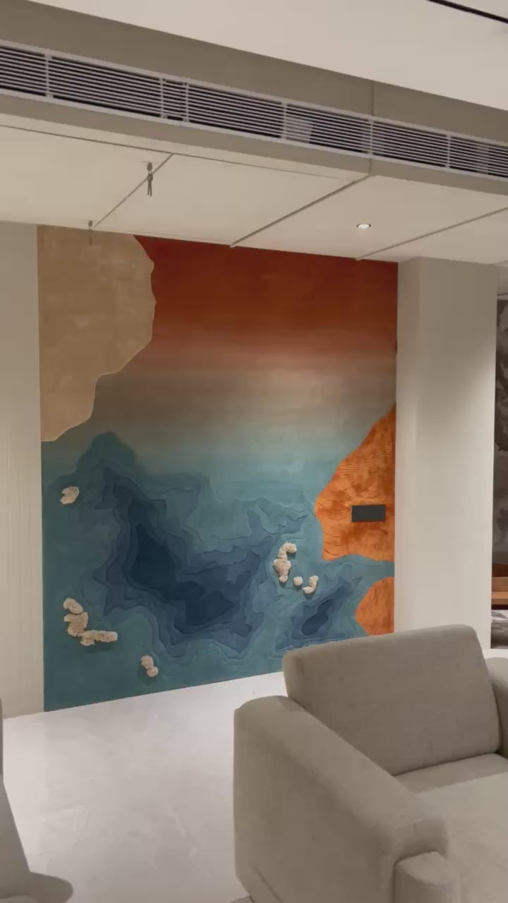 Desert to Deep Wall Rug