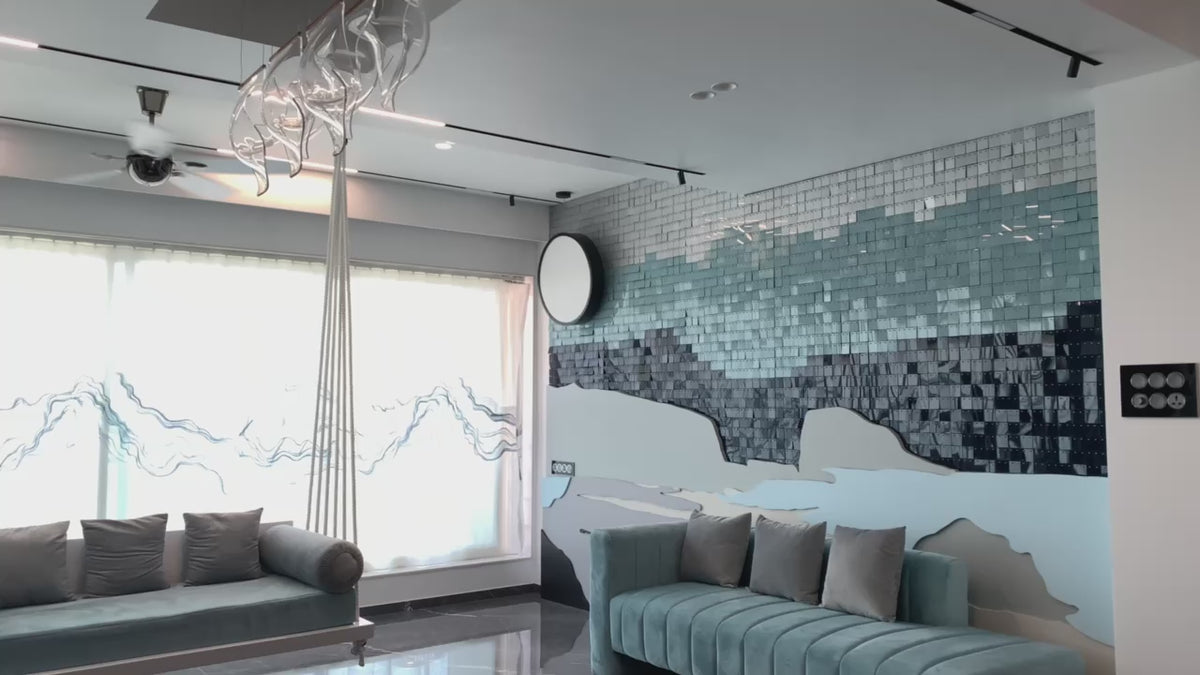Kinetic Pixel Wall